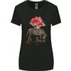 Gildan T-Shirt Donna A Manica Larga Acquerello Zebra E Albero