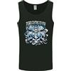 Gildan Zero Fooks Given Teschi Biker Moto Gilet Canotta Uomo