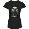 Gildan T-Shirt Donna Taglio Petite Dragon Cave Fantasy RPG Giochi Di Ruolo