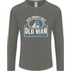 Gildan Un Uomo Anziano con Una Barca Marinaio Vela Divertente Uomo Manica Lunga T-Shirt