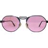 Safilo Occhiali da sole uomo made in italy vintage anni 90 ovali metallo blu ASTRO