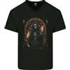 Gildan T-Shirt In Cotone V-Neck Per Uomo Con Teschio Grim Reaper Goth Heavy Metal 14
