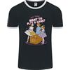Fruit of the Loom Gioca A Un Gioco Maglietta Ringer Da Uomo Grim Reaper Ouija Board FotL