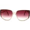 CRISTELLE vintage occhiali da sole donna anni 80 MADE IN ITALY rossi plastica CRISTELLE