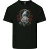 Gildan Un Uccello E Rosa Davanti Of A Gotico Specchio Uomo Cotone Leggero T-Shirt
