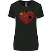 Gildan Love Bandiera Cinese Giorno Del Calcio T-Shirt Donna Taglio Ampio