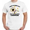 Papà T-Shirt, Giorno, Nuoto Champion Sperma Sesso Divertente da Uomo T-Shirt