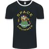 Fruit of the Loom Space Drummer Astronaut Drum T-Shirt Uomo FotL