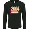 Gildan T-Shirt Originale Per Il 22° Compleanno Retro 2004 Per Uomo A Maniche Lunghe