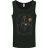 Gildan Gothic Grim Reaper Goth Heavy Metal Skull 11 Giacca Senza Maniche Da Uomo