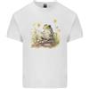 Gildan Una Rana Letteraria Che Legge Un Libro T-Shirt Leggera In Cotone Per Uomo
