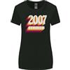 Gildan T-Shirt Originale 2007 Da Donna Con Taglio Ampio Per Il 19° Compleanno Retro