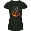 Gildan Fantasy Fire Dragon 1 T-Shirt Donna Taglio Petite