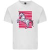 Gildan Un Natale Unicorn IN Natale Fairy Luci Uomo Cotone Leggero T-Shirt