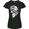 Gildan T-Shirt Donna Taglio Petite Teschio Moto Biker Outlaw