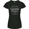 Gildan T-Shirt Nera Vintage Anno 20 Compleanno 2006 Donna Petite Cut