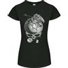 Gildan Morte Alla Religione Teschio Atei Atheismo FSM T-Shirt Donna Taglio Petite