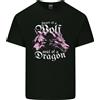 Gildan Heart Of A Wolf Soul Of A Dragon Maglietta Per Bambini