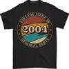 Gildan Maglietta Vintage Per Uomo Del 22° Compleanno Realizzata Nel 2004 100% Cotone