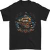Gildan Spazio Nave Fantasia Barca Vela Marinaio T-Shirt 100% Cotone