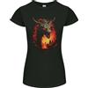 Gildan T-Shirt Fantasy Fire Dragon 3 Donna Taglia Petite