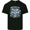 Gildan Zero Fooks Given Teschi Biker Moto Uomo Cotone T-Shirt Tee Top