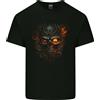 Gildan An Evil Fire Teschio Dal Future T-Shirt Bambini