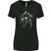 Gildan T-Shirt Donna Grim Reaper Skull Biker Moto 19 Taglio Più Ampio