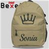 WESTEX Zaino bambina Trekking Personalizzato Glitter Corona e qualsiasi nome Zainetto t