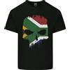 Gildan T-Shirt Leggera In Cotone Per Uomo Con Teschio E Bandiera Africana Del Sud