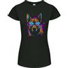 Gildan T-Shirt Donna Taglio Petite Pastel Retro Wave Cane Pastore Tedesco
