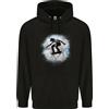 lovetshirts Felpa Con Cappuccio Da Uomo Cloud Skateboarder In Cotone All'80%