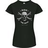Gildan Naviga I Mari T-Shirt Jolly Roger Teschio Pirati Taglio Petite Donna