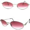 Billy Vintage Occhiali da sole uomo donna anni 90 Made Italy Oasi 6080 lente ROSSA