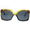 cobra Occhiali da sole donna vintage plastica anni 80 nuovi grandi COBRA marrone