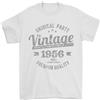 Gildan T-Shirt Vintage Anni '70 Compleanno 1956 Uomo 100% Cotone