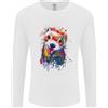 Gildan T-Shirt Da Uomo A Manica Lunga Con Acquerello Di Furetto