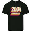 Gildan Maglietta T-Shirt Originale In Cotone Per Uomo Del 22° Compleanno Retro 2004