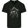 Gildan T-Shirt In Cotone V-Neck Per Uomo Skull Biker Moto Grim Reaper 19