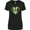 Gildan Love Flag Norfolk Island Calcio Donna T-Shirt A Taglio Ampio