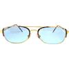 Starring occhiali da sole uomo anni 90 vintage made in italy metallo OR0 nuovo Starring