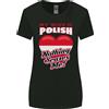 Gildan Niente Mi Fa Paura Mia Moglie È Polacca Polonia Maglietta Donna Taglio Ampio