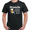 Druncle Uomo Divertente Drunk Zio T-Shirt Festa Del Papà Birthday 30th 40th 50th