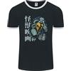 Fruit of the Loom T-Shirt Ringer Uomo Giant Snapping Turtle FotL