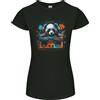 Gildan T-Shirt Donna Petite Con Ghetto Blaster Anni '80