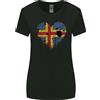 Gildan Love Flag Aland Calcio Donne T-Shirt A Taglio Ampio