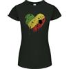 Gildan Love Repubblica Del Congo Flag Day Maglietta Donna Taglio Petite
