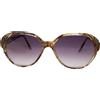 Premier occhiali da sole donna vintage anni 80 brillantini plastica marroni PREMIER
