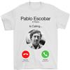 Gil dan Pablo Escobar El Patron Sta Chiamando Maglietta Uomo 100% Cotone