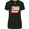 Gildan T-Shirt Originale Retro 25° Compleanno 2001 Donne Taglio Ampio